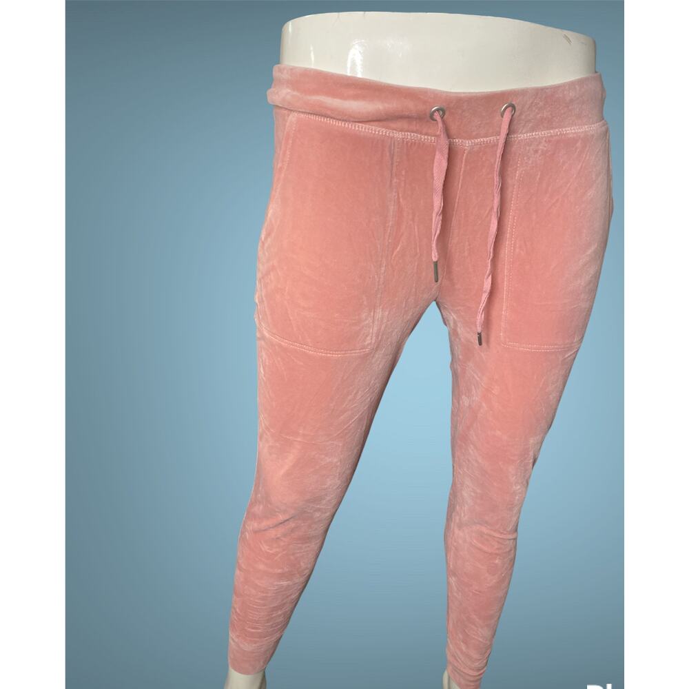 Pink Velour Jogger Pants